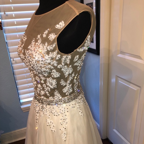 Custom White Gown from Regalia Magnificent Apparel - Picture 3 of 5